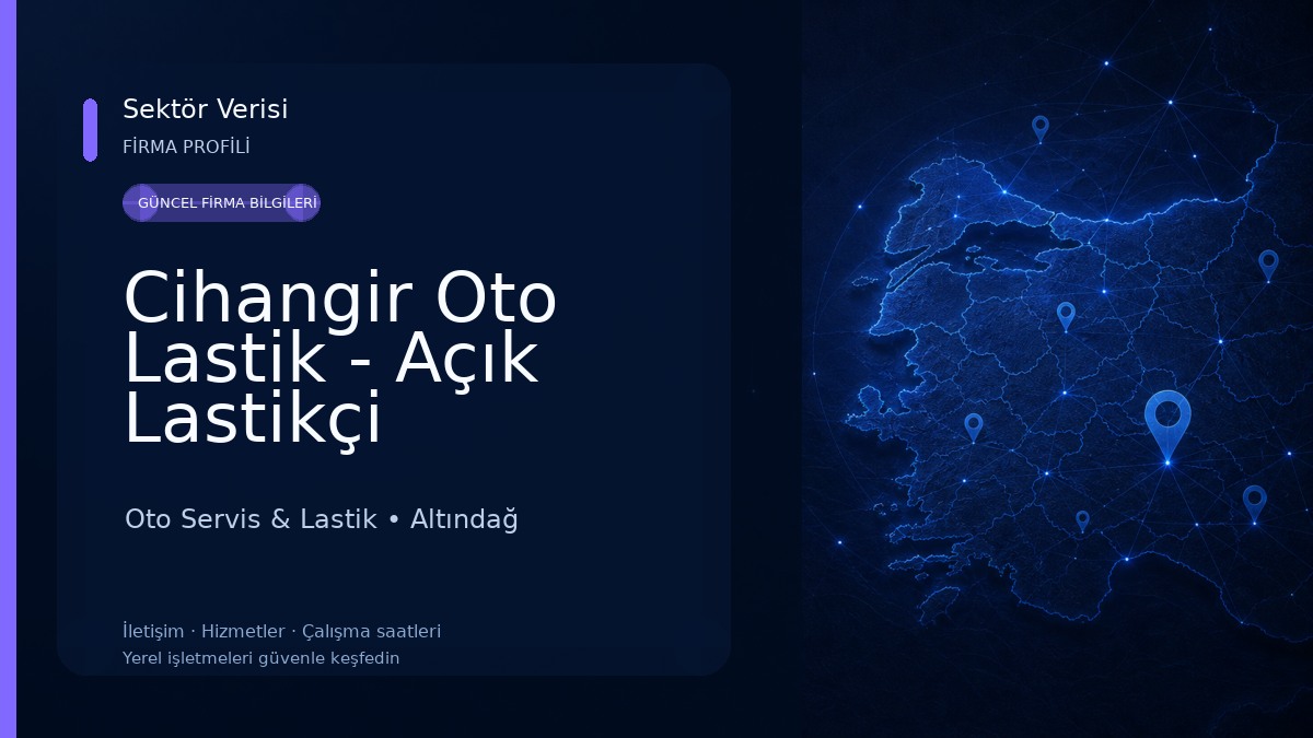 Cihangir Oto Lastik - Açık Lastikçi Oto Servis & Lastik
