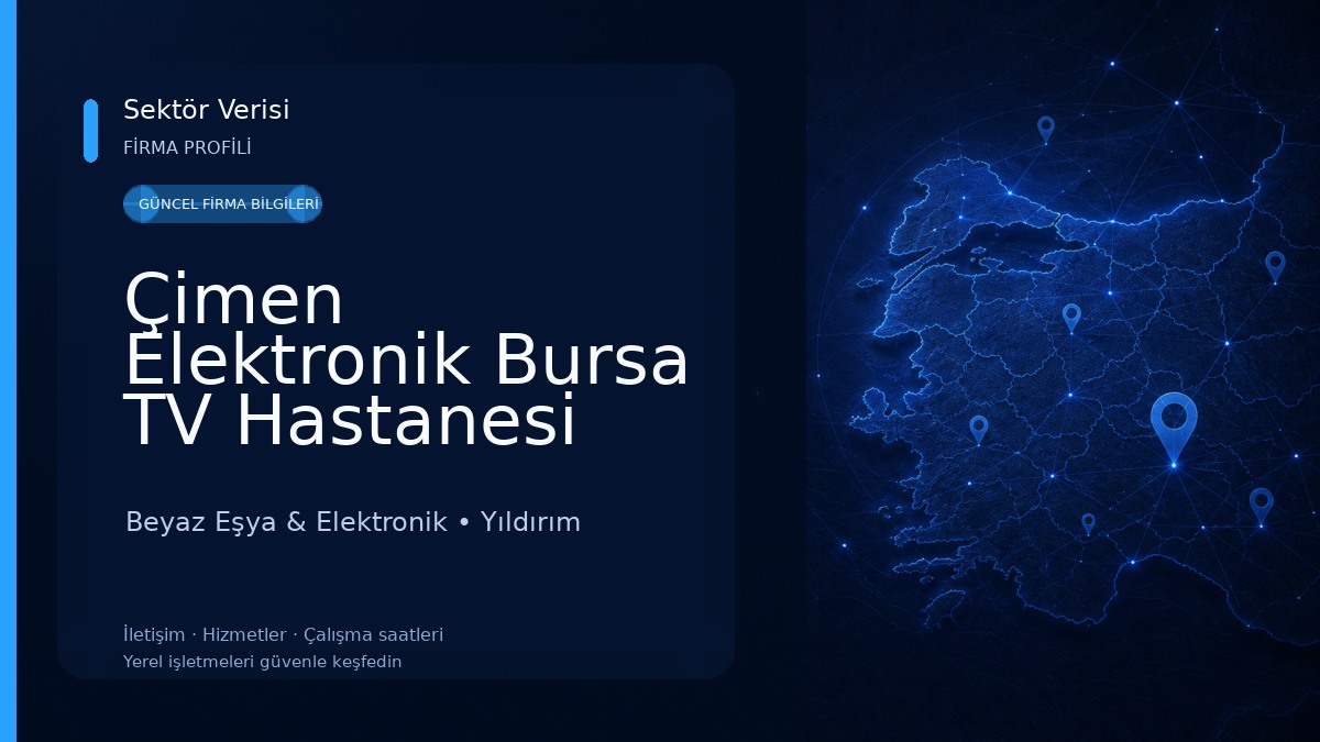 Çimen Elektronik Bursa TV Hastanesi 