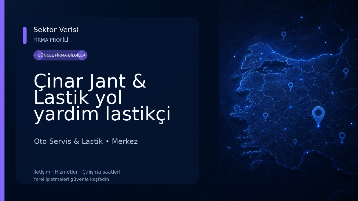 Çinar Jant & Lastik yol yardim lastikçi Oto Servis & Lastik
