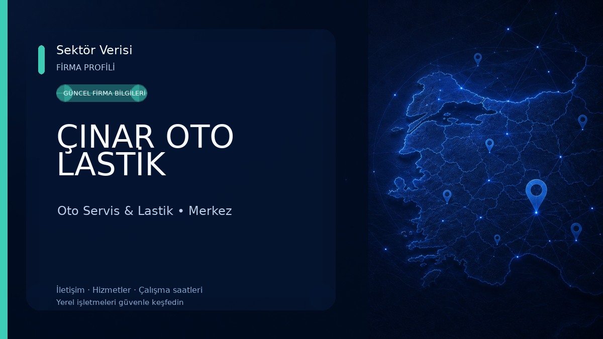 ÇINAR OTO LASTİK Oto Servis & Lastik
