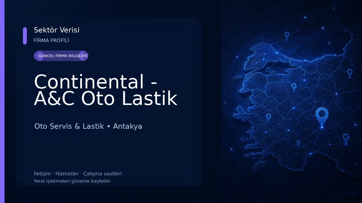 Continental - A&C Oto Lastik Oto Servis & Lastik