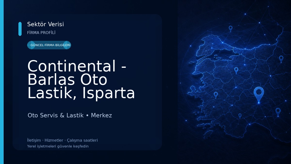 Continental - Barlas Oto Lastik, Isparta Oto Servis & Lastik