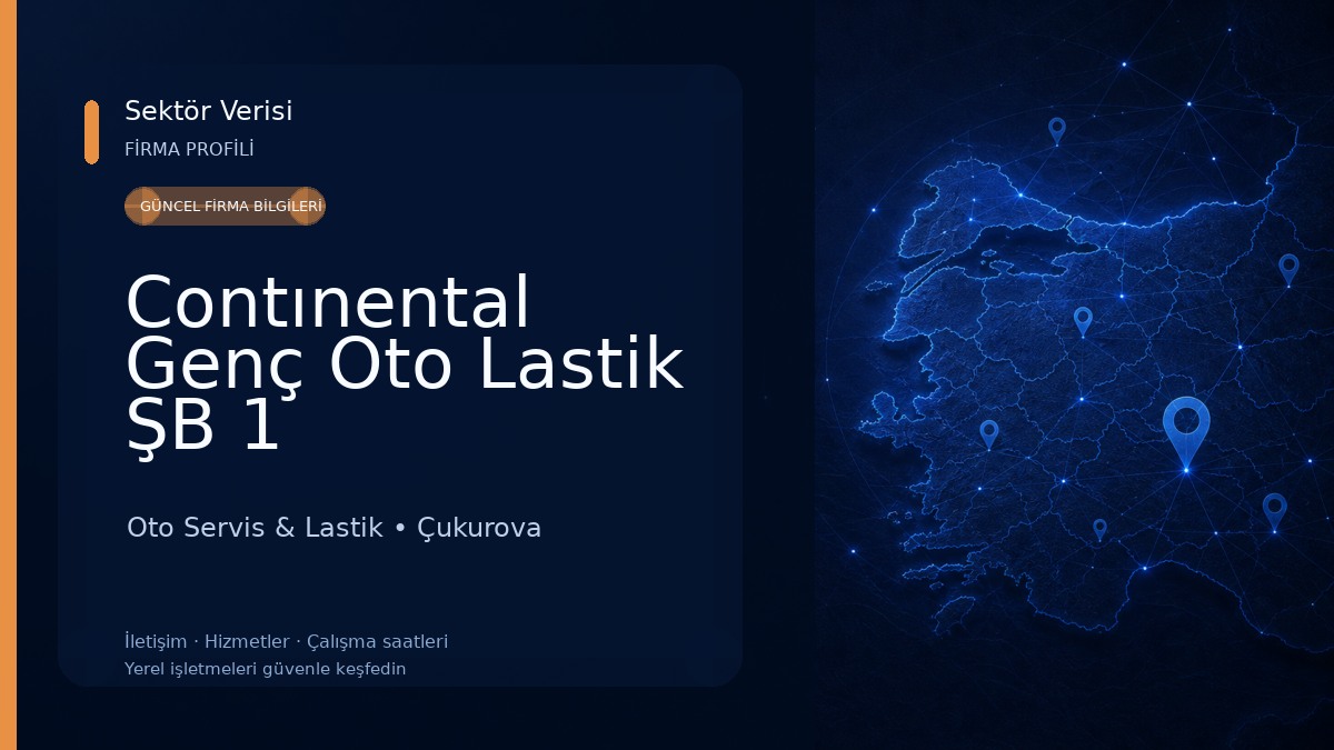 Contınental Genç Oto Lastik ŞB 1 Oto Servis & Lastik