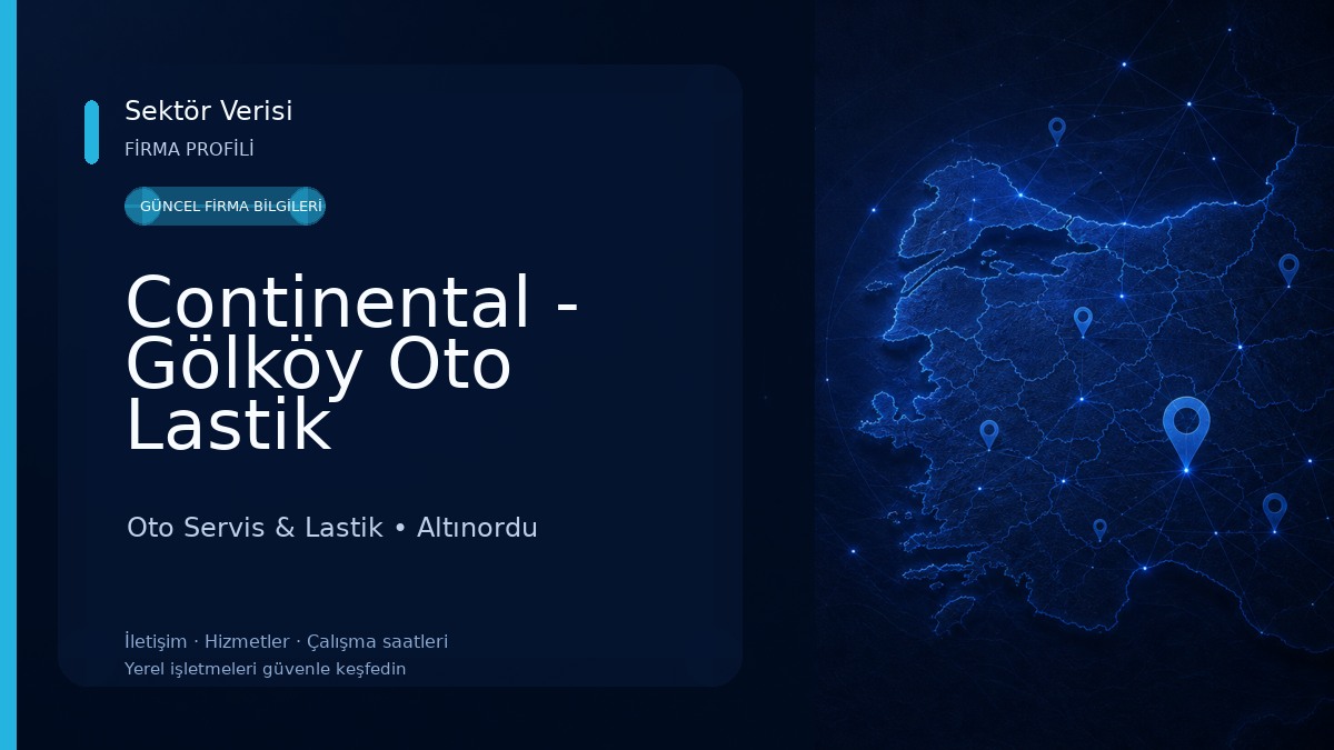 Continental - Gölköy Oto Lastik Oto Servis & Lastik