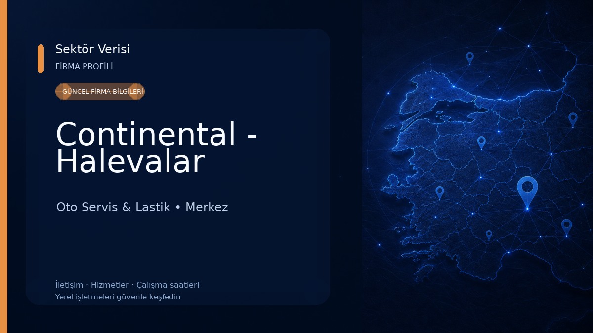 Continental - Halevalar Oto Servis & Lastik