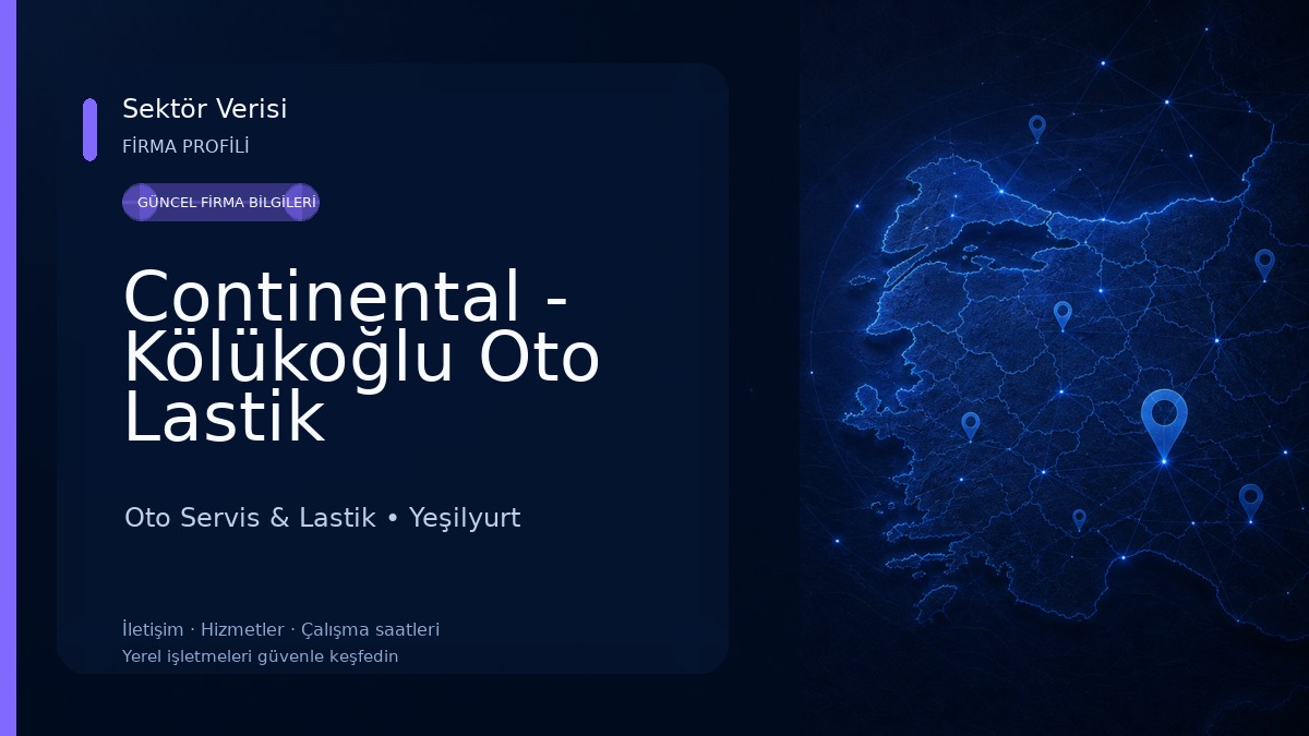 Continental - Kölükoğlu Oto Lastik Oto Servis & Lastik
