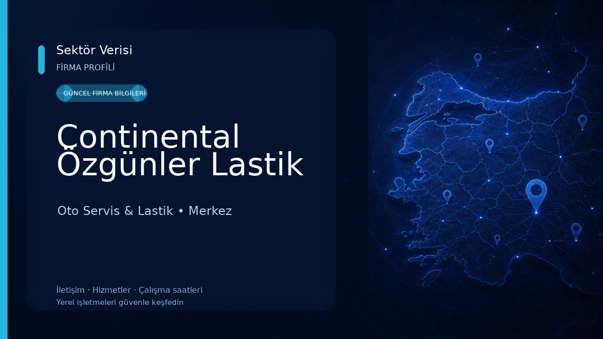 Continental Özgünler Lastik Oto Servis & Lastik