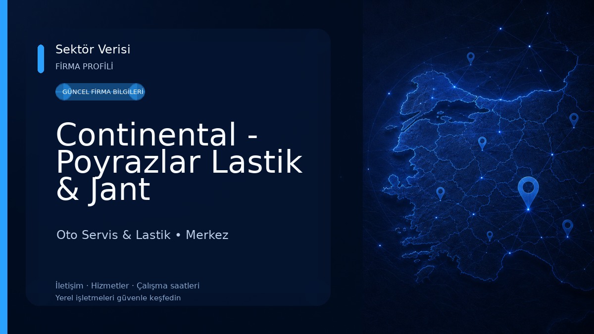 Continental - Poyrazlar Lastik & Jant Oto Servis & Lastik