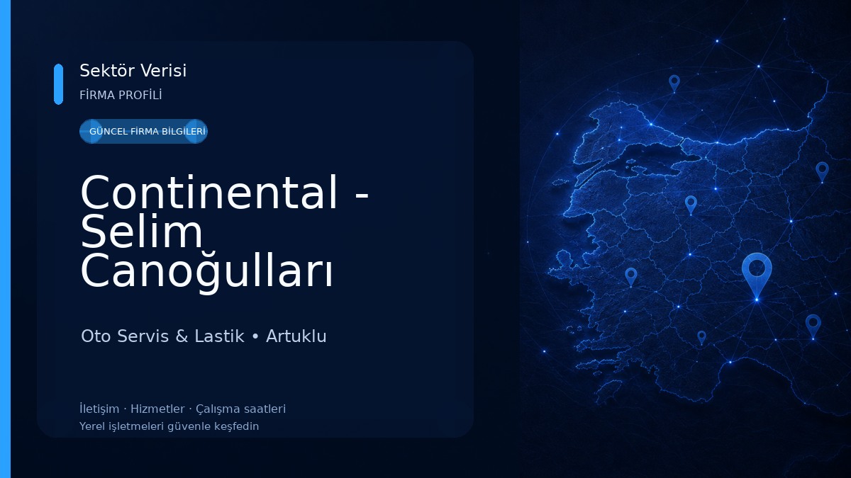 Continental - Selim Canoğulları Oto Servis & Lastik