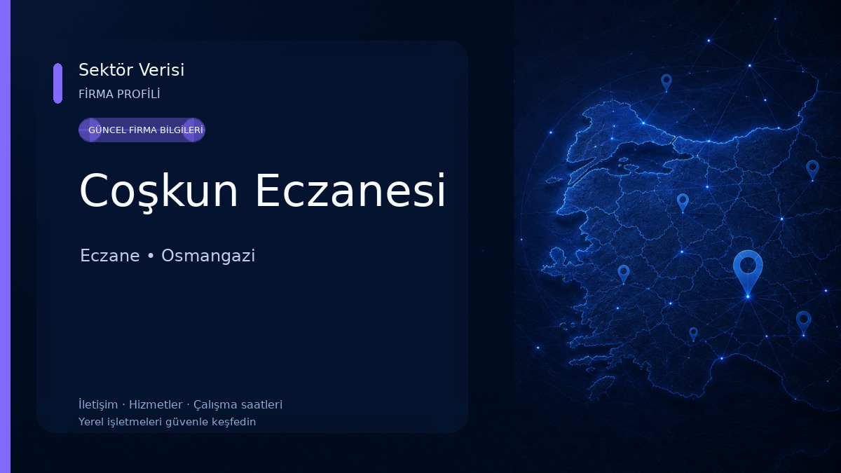 Coşkun Eczanesi Eczane