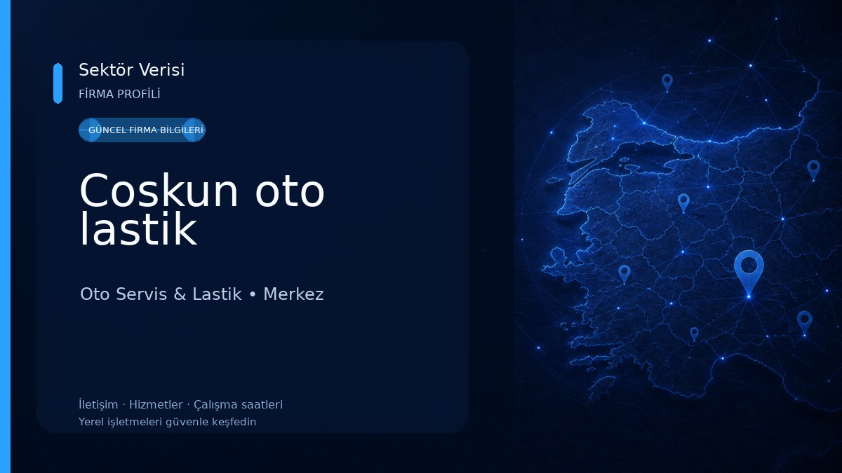 Coskun oto lastik Oto Servis & Lastik