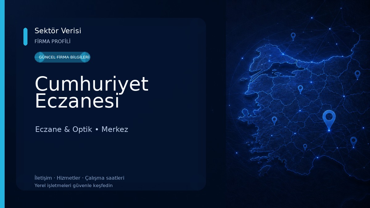 Cumhuriyet Eczanesi Eczane & Optik