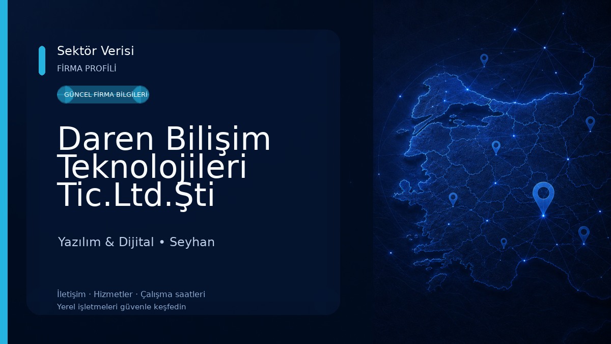 Daren Bilişim Teknolojileri Tic.Ltd.Şti Yazılım & Dijital