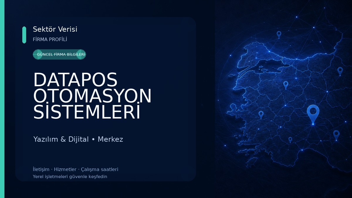 DATAPOS OTOMASYON SİSTEMLERİ (Vega Yazılım-İngenico Yzarkasa- Vera Yazarkasa) Yazılım & Dijital