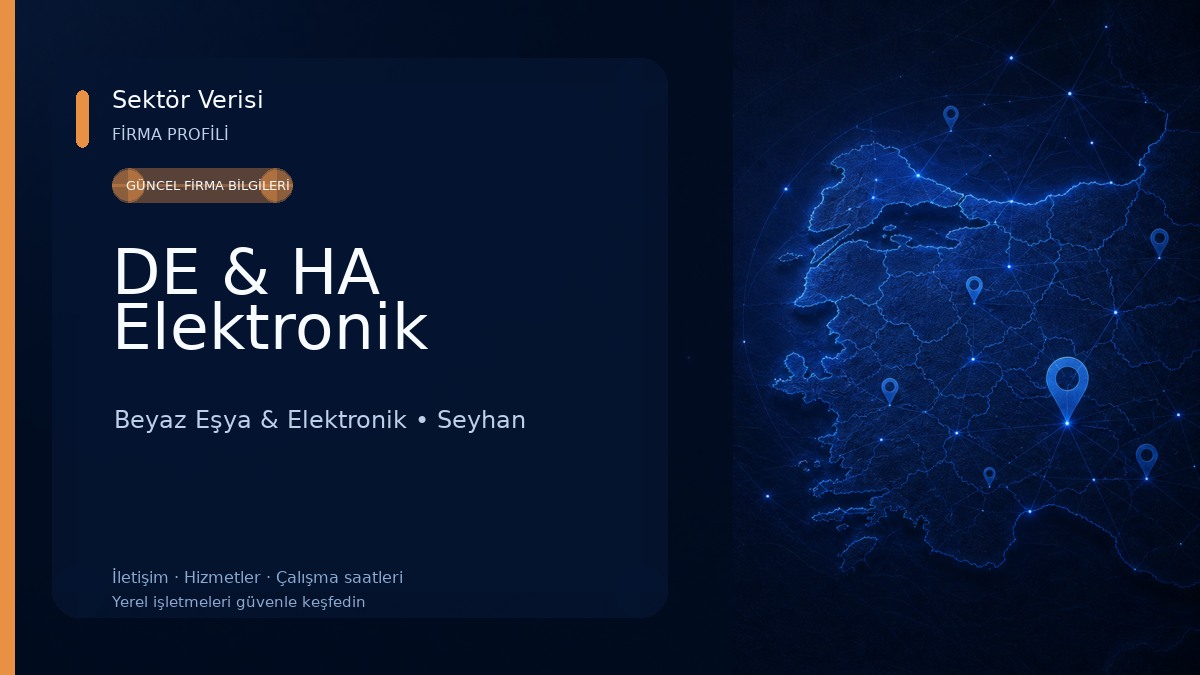 DE & HA Elektronik Beyaz Eşya & Elektronik