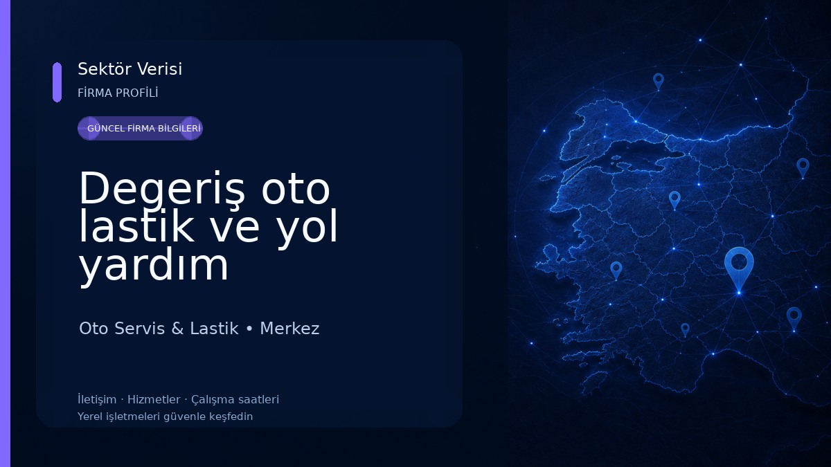 Degeriş oto lastik ve yol yardım Oto Servis & Lastik