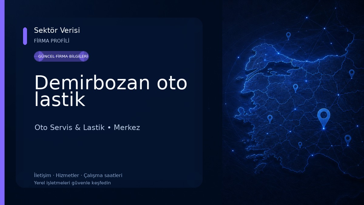 Demirbozan oto lastik Oto Servis & Lastik