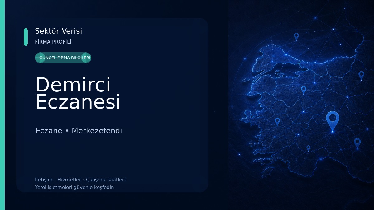 Demirci Eczanesi Eczane