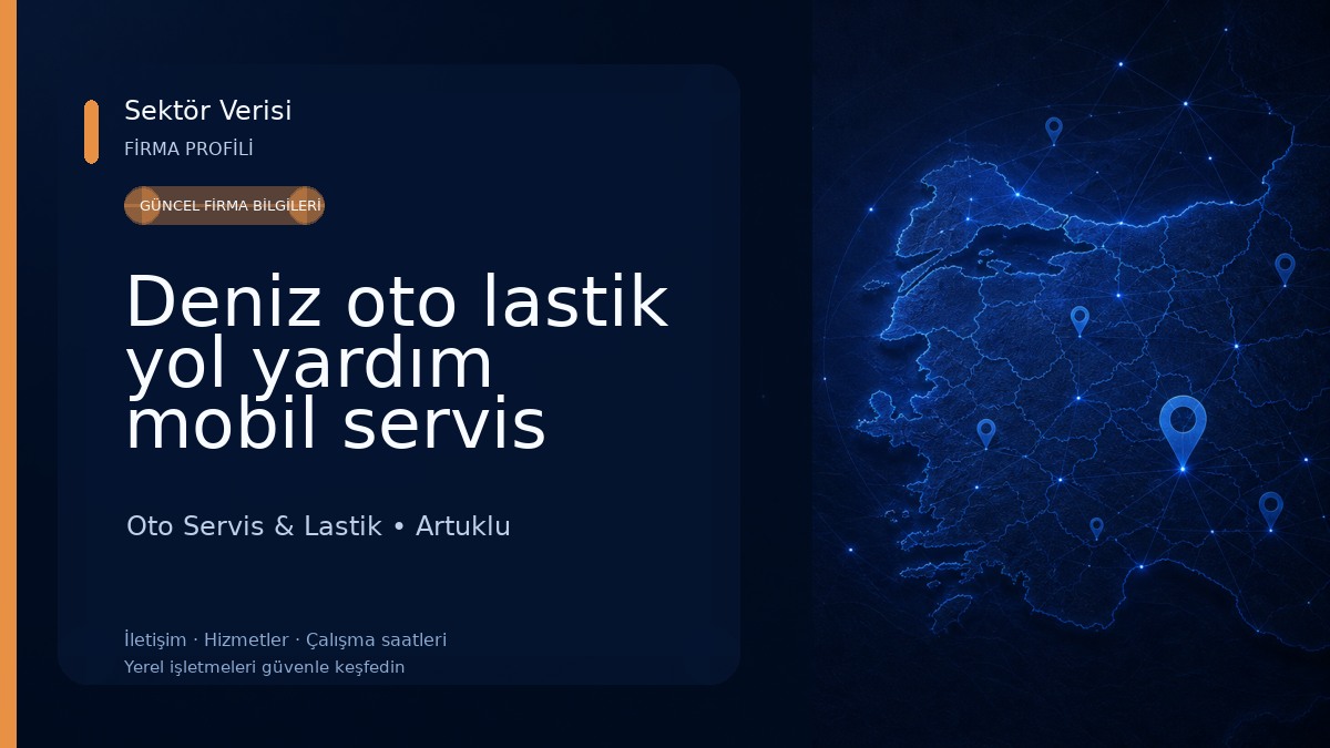 Deniz oto lastik yol yardım mobil servis mardin artuklu Oto Servis & Lastik