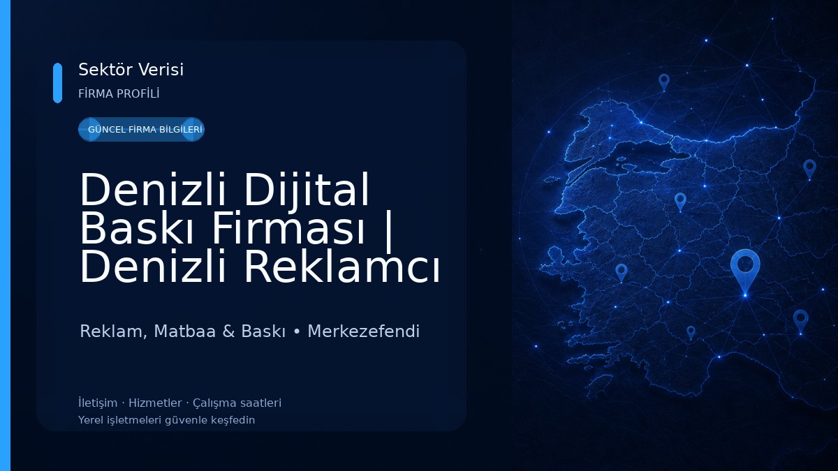 Denizli Dijital Baskı Firması | Denizli Reklamcı | Denizli Tabela Reklam | Denizli Işıklı Tabela | Denizli Baskı | ReklamZade Reklam, Matbaa & Baskı