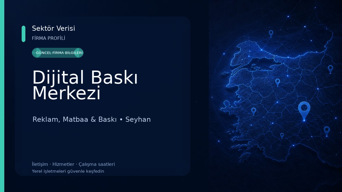 Dijital Baskı Merkezi Reklam, Matbaa & Baskı