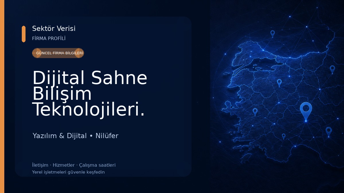 Dijital Sahne Bilişim Teknolojileri. 