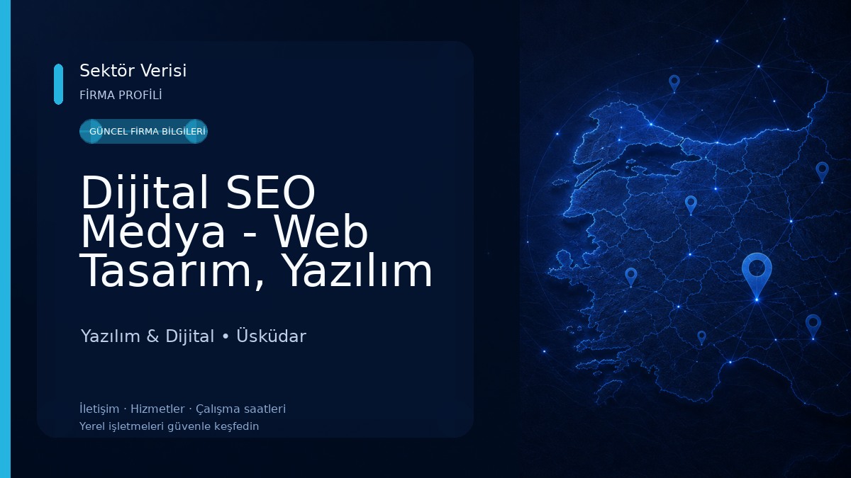 Dijital SEO Medya - Web Tasarım, Yazılım ve SEO Ajansı Yazılım & Dijital
