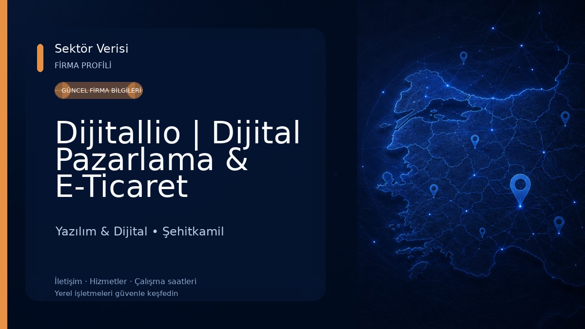 Dijitallio | Dijital Pazarlama & E-Ticaret Yazılım & Dijital