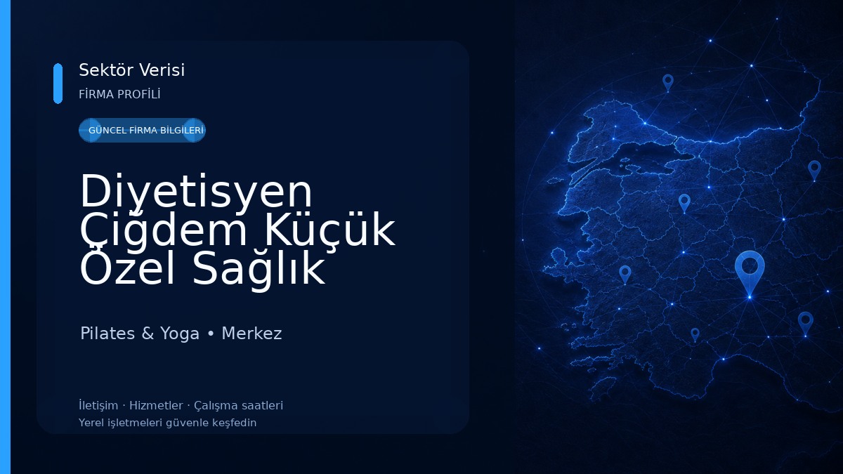 Diyetisyen Çiğdem Küçük Özel Sağlık Meslek Hizmet Birimi Pilates & Yoga