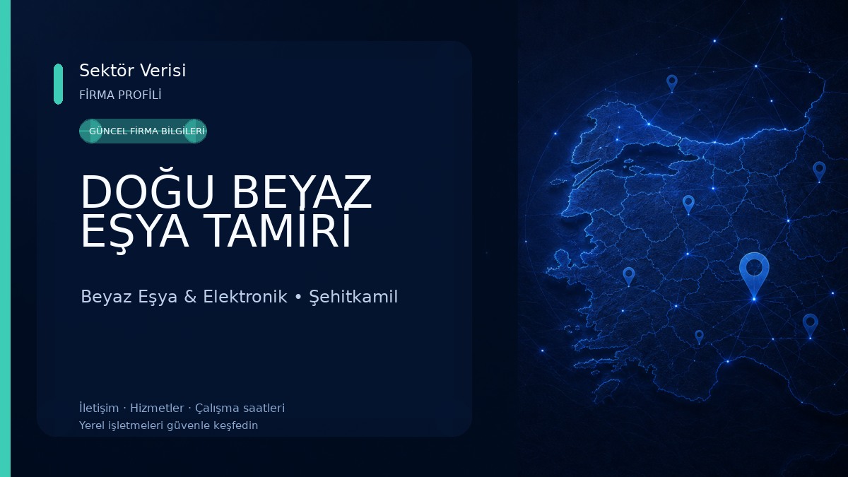DOĞU BEYAZ EŞYA TAMİRİ Beyaz Eşya & Elektronik