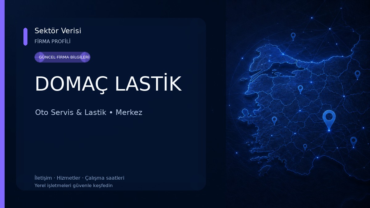 DOMAÇ LASTİK Oto Servis & Lastik