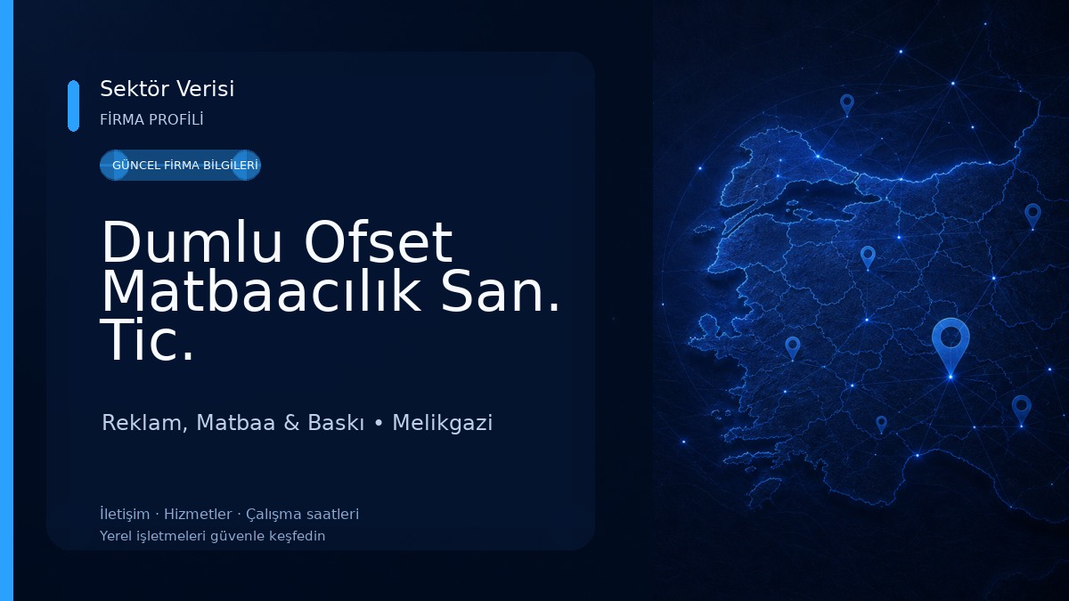 Dumlu Ofset Matbaacılık San. Tic. Reklam, Matbaa & Baskı