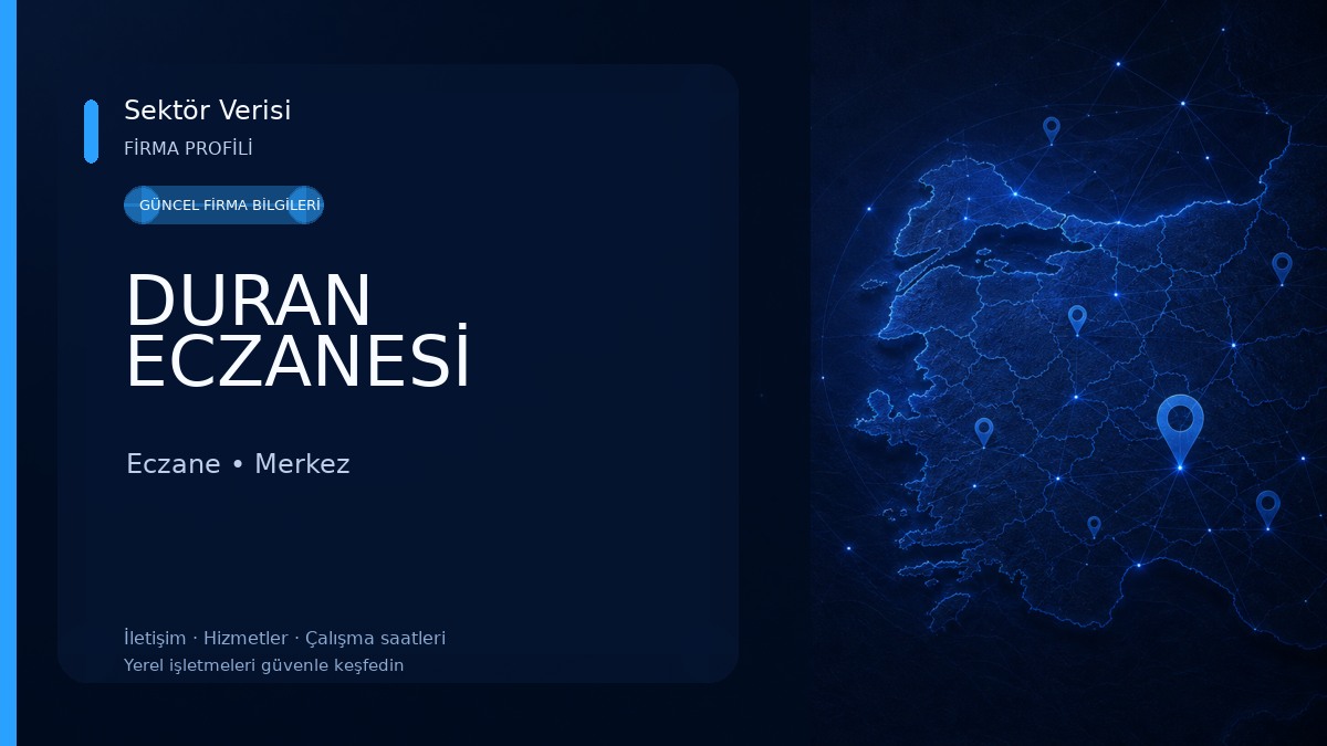 DURAN ECZANESİ Eczane