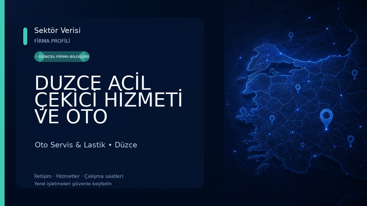 DUZCE ACİL ÇEKİCİ HİZMETİ VE OTO KURTARMA Oto Servis & Lastik