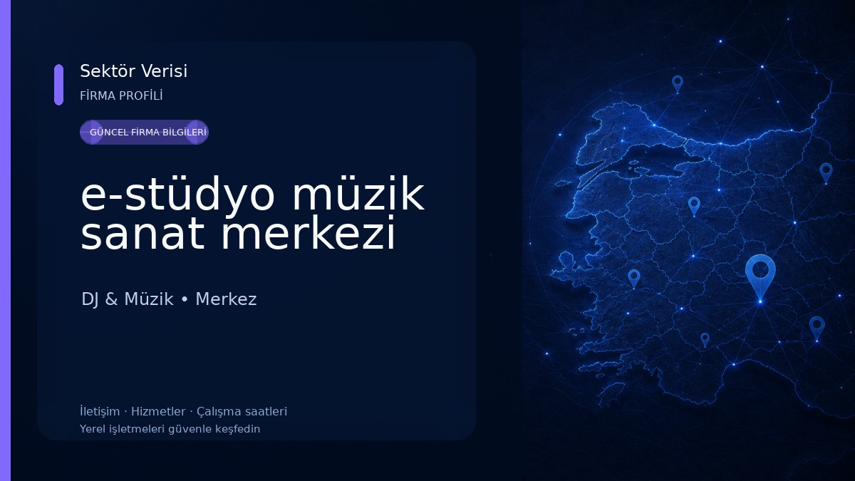e-stüdyo müzik sanat merkezi DJ & Müzik