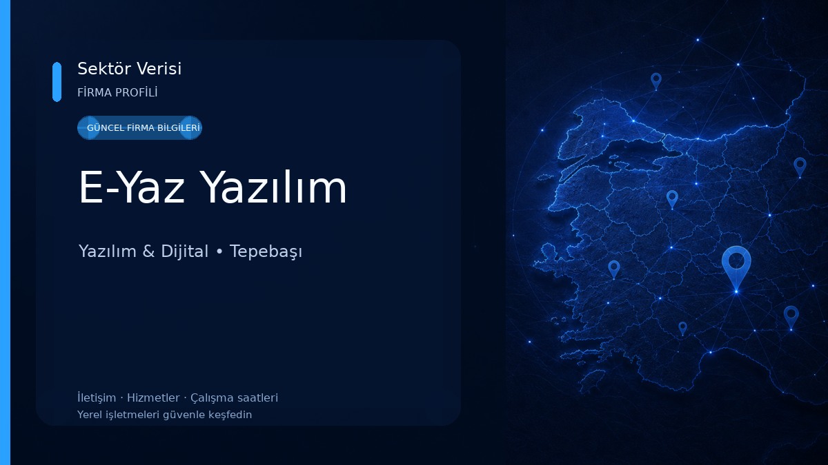 E-Yaz Yazılım Yazılım & Dijital