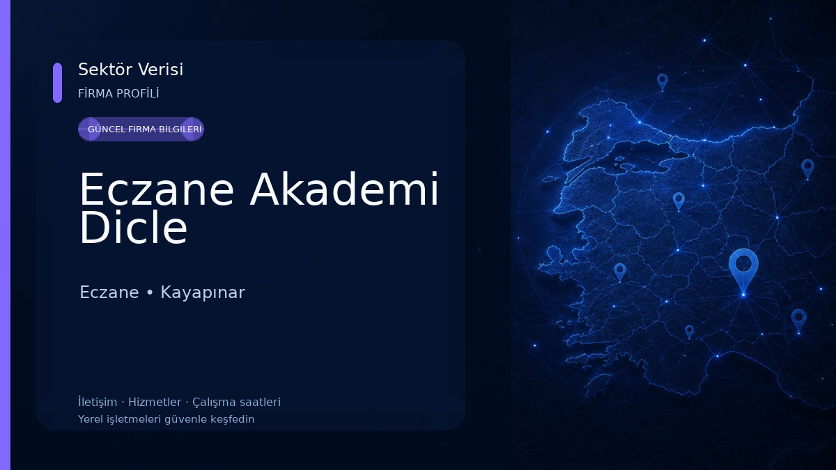 Eczane Akademi Dicle Eczane