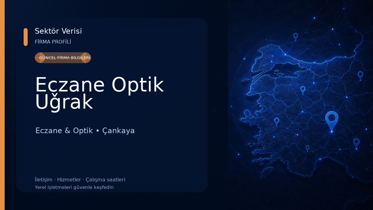 Eczane Optik Uǧrak Eczane & Optik