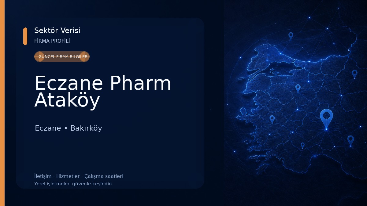 Eczane Pharm Ataköy Eczane