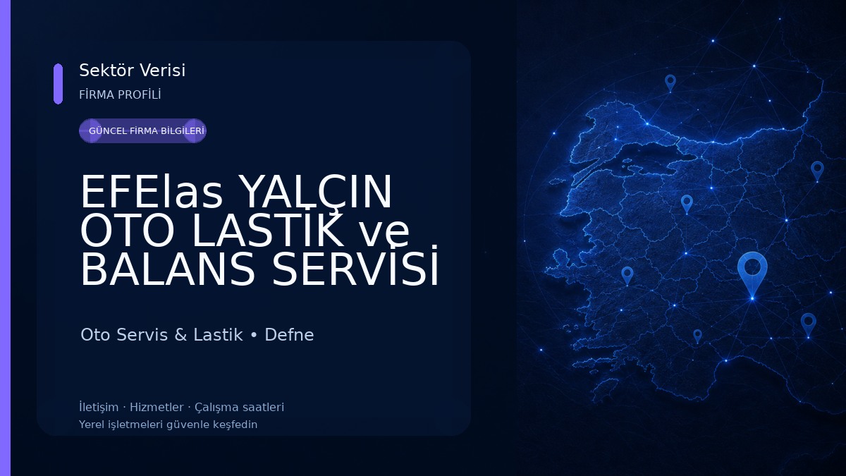 EFElas YALÇIN OTO LASTİK ve BALANS SERVİSİ Oto Servis & Lastik