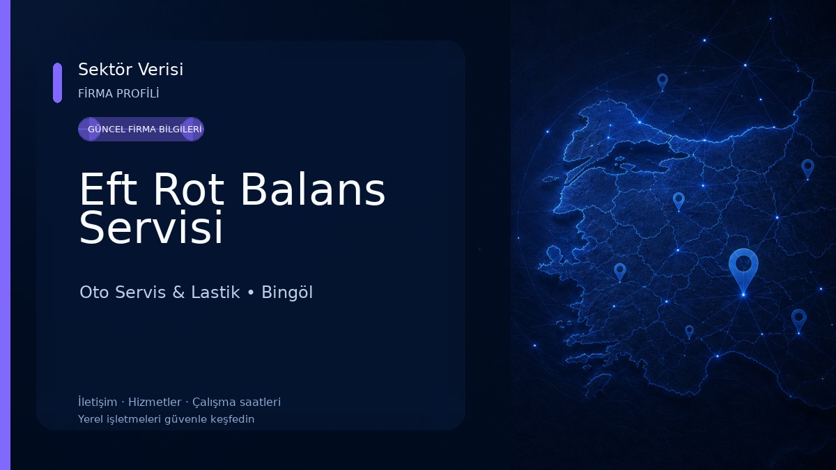 Eft Rot Balans Servisi Oto Servis & Lastik