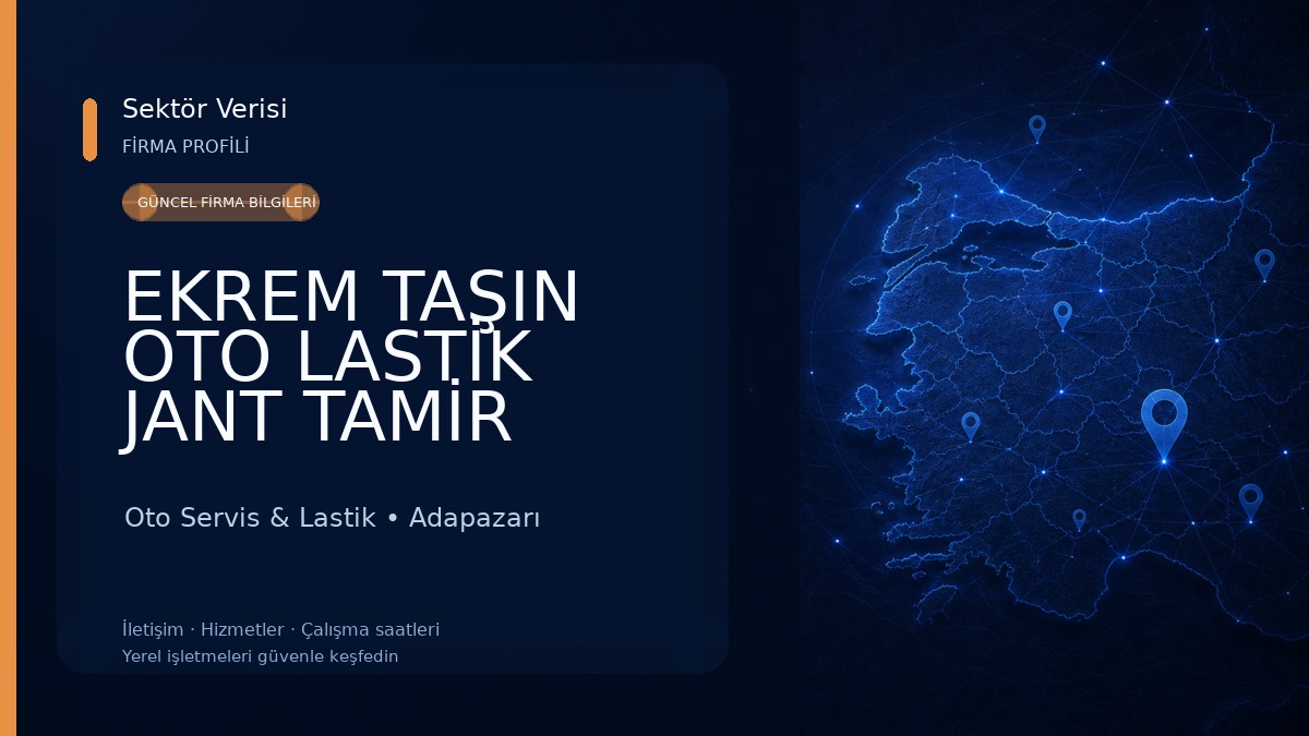 EKREM TAŞIN OTO LASTİK JANT TAMİR SERVİSİ Oto Servis & Lastik