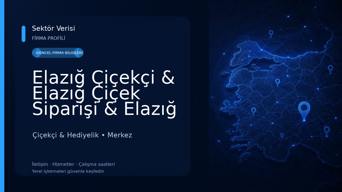 Elazığ Çiçekçi & Elazığ Çiçek Siparişi & Elazığ Optimum Çiçekçilik Çiçekçi & Hediyelik