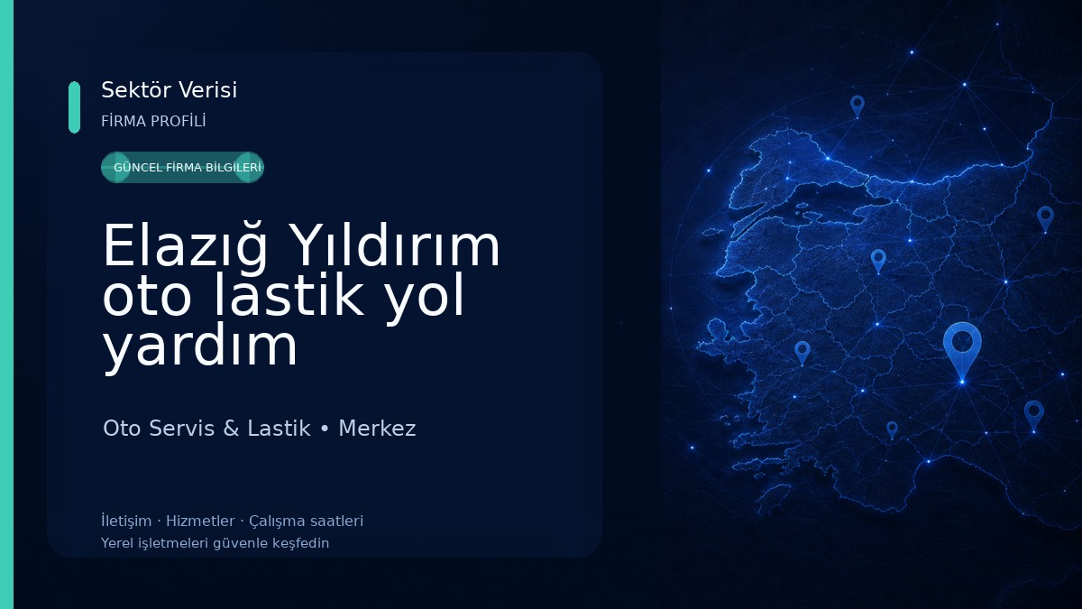 Elazığ Yıldırım oto lastik yol yardım Oto Servis & Lastik