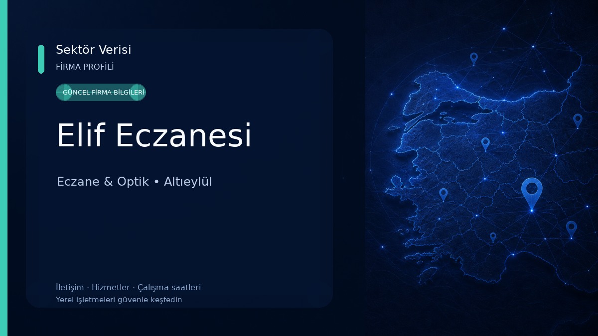 Elif Eczanesi Eczane & Optik