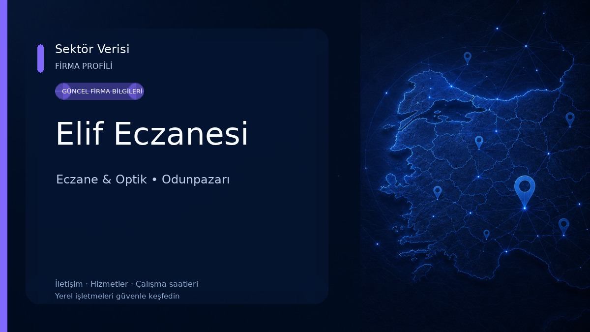 Elif Eczanesi Eczane & Optik