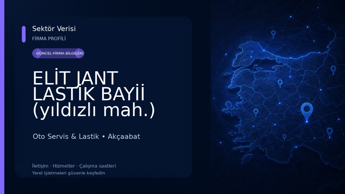 ELİT JANT LASTİK BAYİİ (yıldızlı mah.) Oto Servis & Lastik