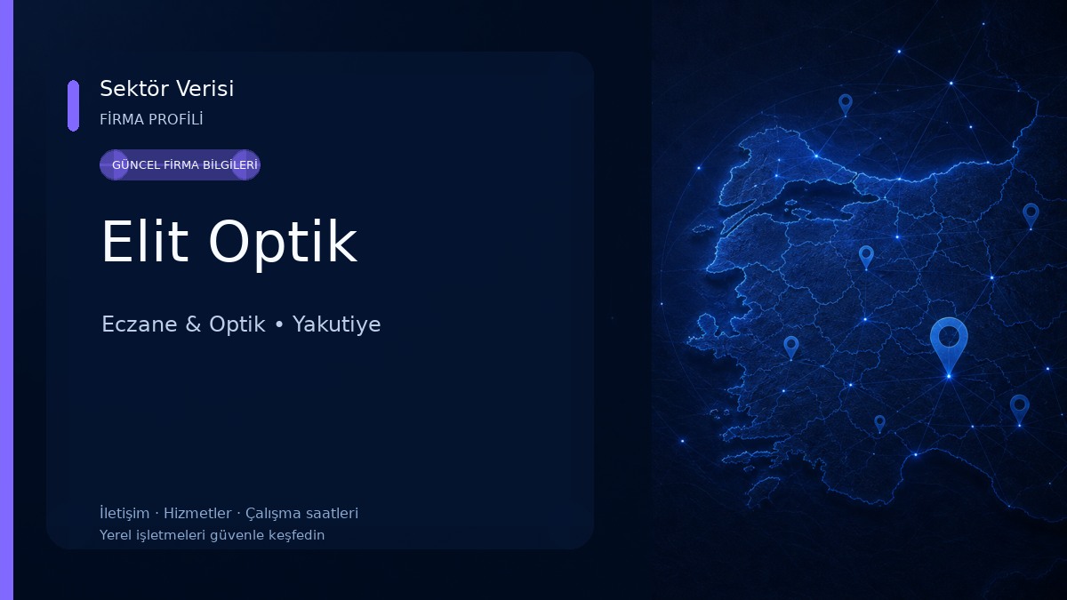 Elit Optik Eczane & Optik
