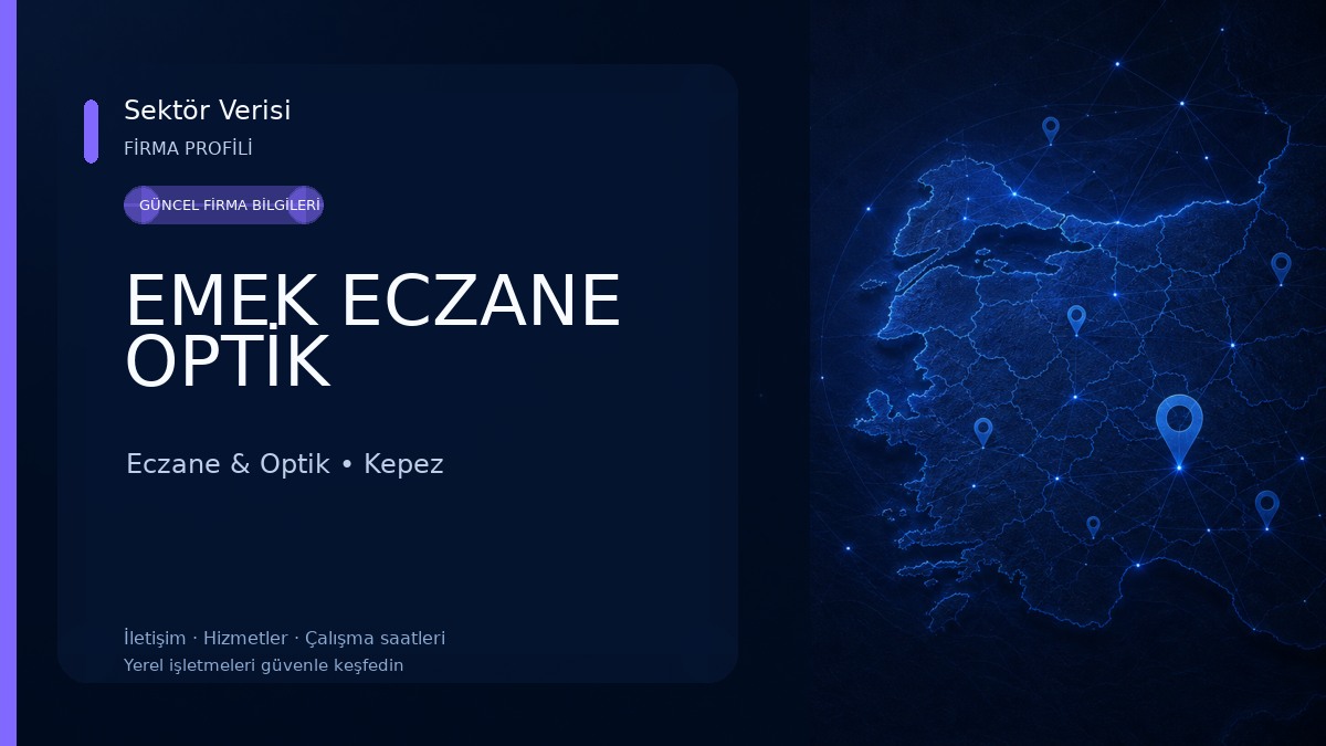 EMEK ECZANE OPTİK Eczane & Optik