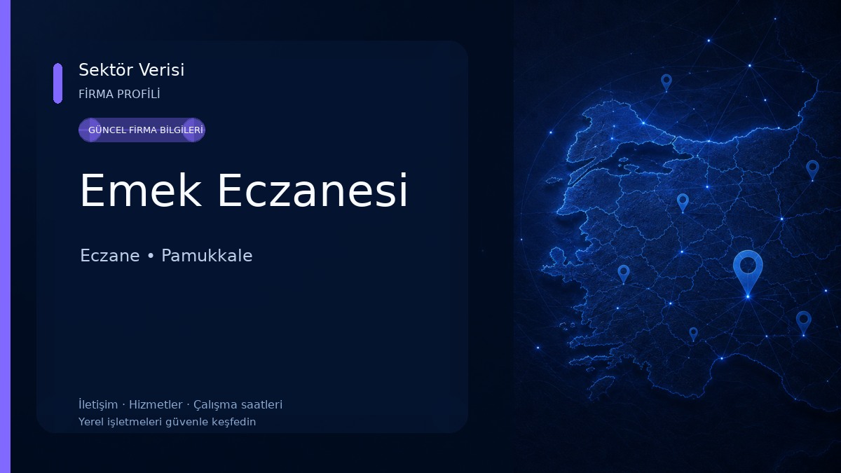 Emek Eczanesi Eczane